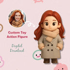 Gepersonaliseerd 3D Mini Beeldje van jouw foto