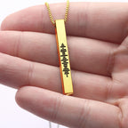Muziek Barcode Ketting – Gepersonaliseerd Hanger