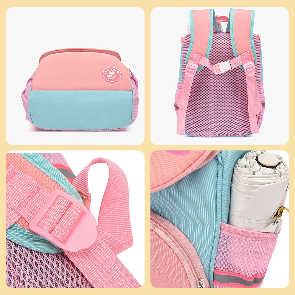 Meisjes Rugzak met Naam & Eenhoorn – Gepersonaliseerd Cadeau