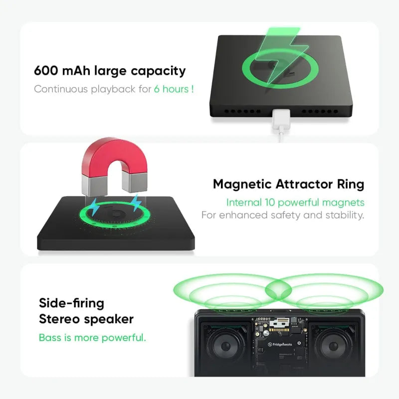 FridgeBeats Muziek Magneet – Gepersonaliseerd Album & Song