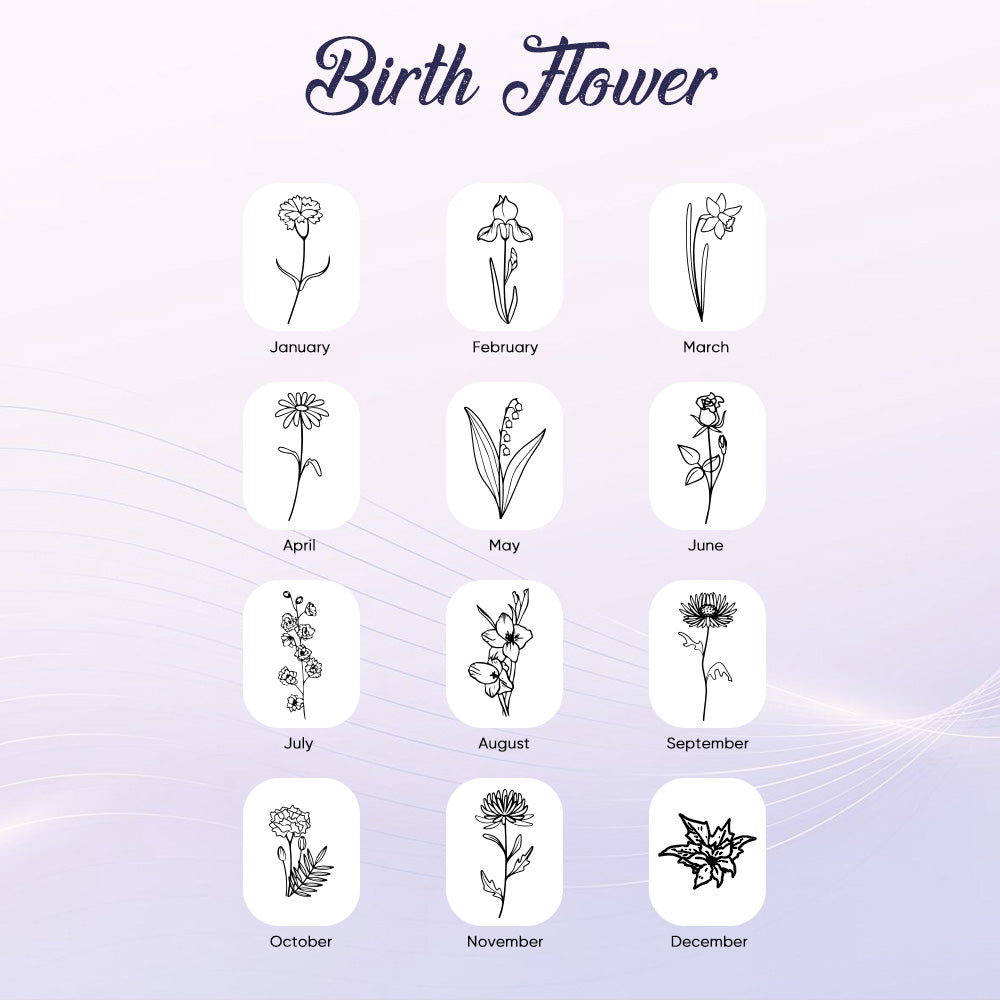 Gepersonaliseerde inklapbare spiegel met borstel – bloemen design, cadeau voor haar