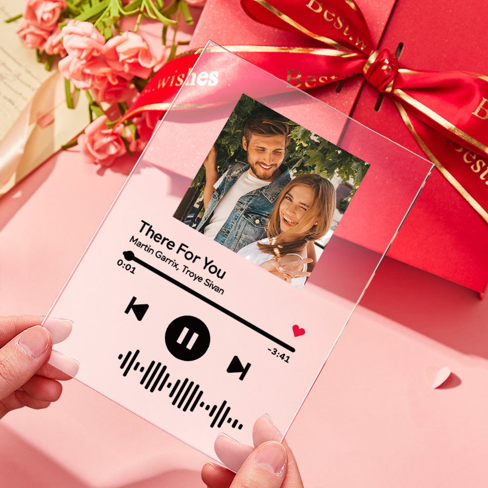 Gepersonaliseerde Muziekplaat met Scanbare Songcode