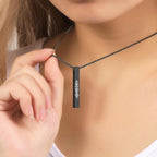 Muziek Barcode Ketting – Gepersonaliseerd Hanger
