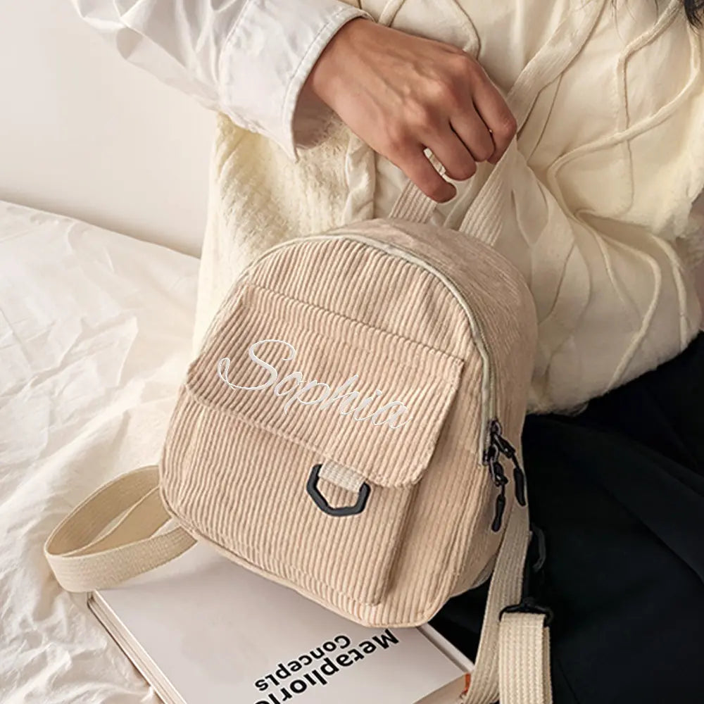 Mini Rugzak met Naam – Gepersonaliseerd Schoolcadeau voor Kinderen