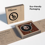 Muziek Koelkastmagneet in Platenspeler Stijl – Gepersonaliseerd Cadeau