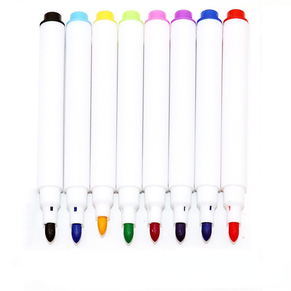 Uitwisbare whiteboard stiften set (8 kleuren)