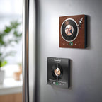 Muziek Koelkastmagneet in Platenspeler Stijl – Gepersonaliseerd Cadeau