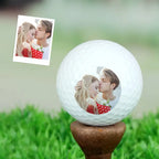 Gepersonaliseerde Golfbal met Foto – Uniek Cadeau voor Golfliefhebbers