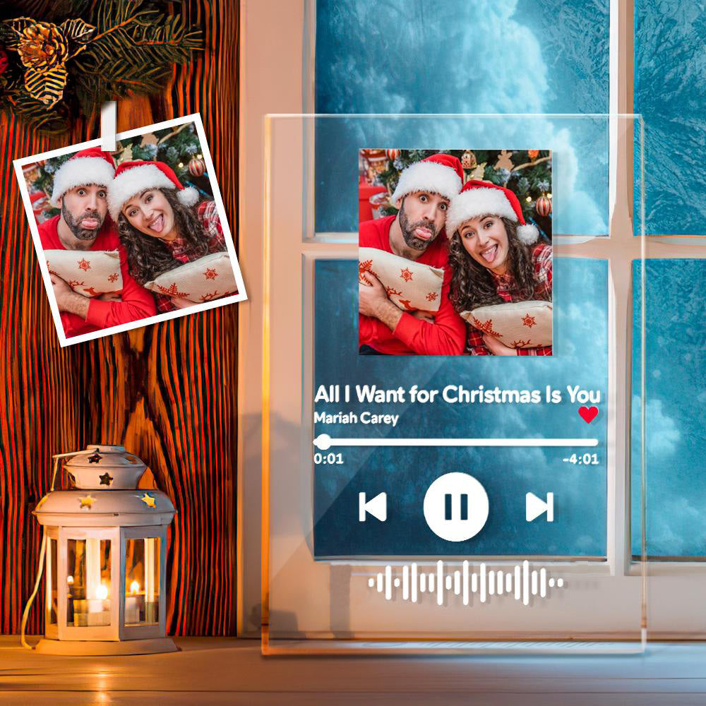 Gepersonaliseerde Muziekplaat met Scanbare Songcode