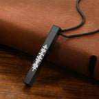 Muziek Barcode Ketting – Gepersonaliseerd Hanger