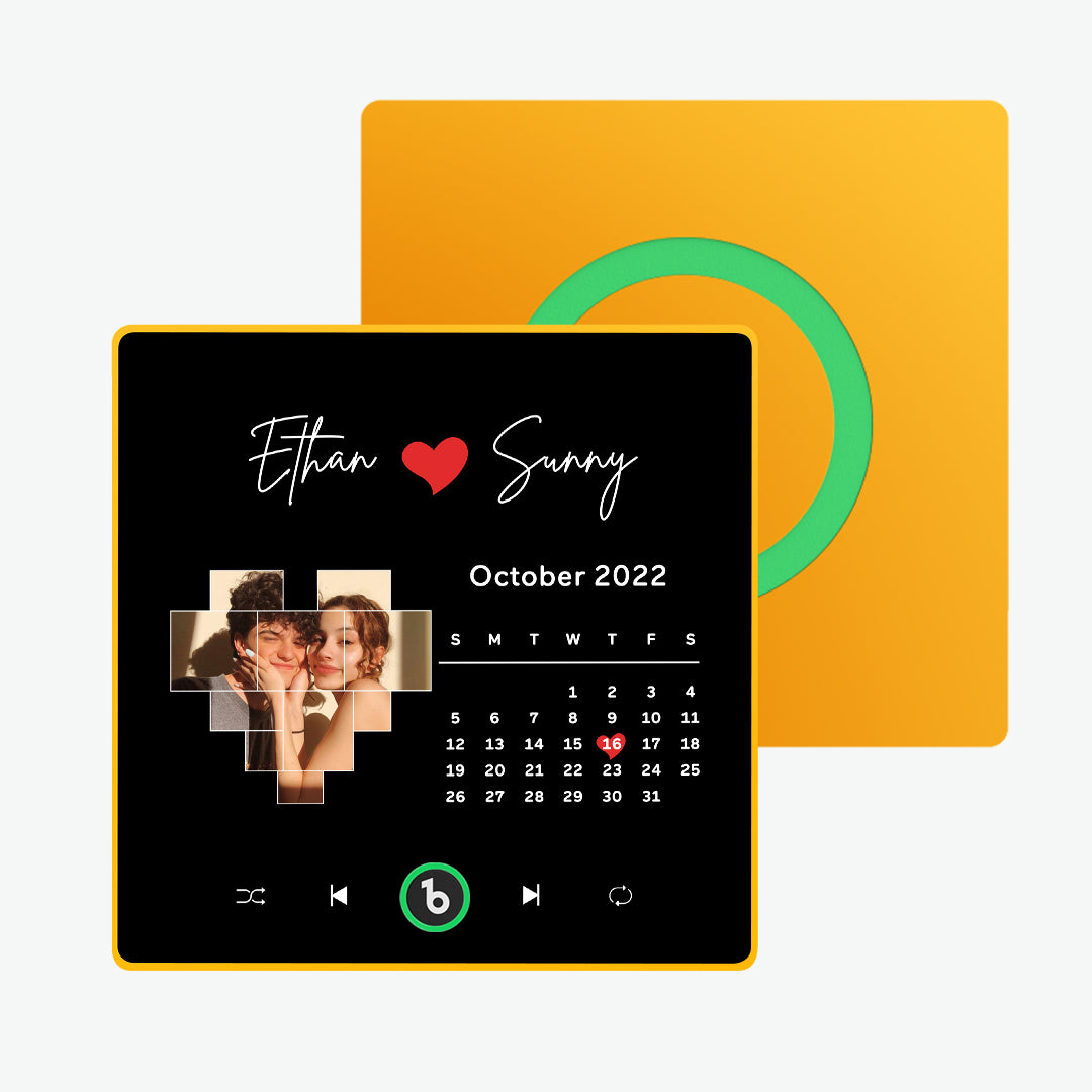 Muziek Koelkastmagneet – Met Foto & Kleurrijk Frame