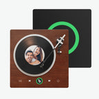 Muziek Koelkastmagneet in Platenspeler Stijl – Gepersonaliseerd Cadeau