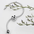 Pootafdruk Foto Bedel – 925 Sterling Zilver, Gepersonaliseerd Huisdier Sieraad