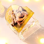 Gepersonaliseerde Kristallen Piano Muziekdoos – Luxe Decoratie voor op Tafel of Bureau