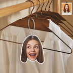 Gepersonaliseerde Autoluchtverfrisser met Gezicht – Spiegelhanger & Origineel Cadeau voor Hem