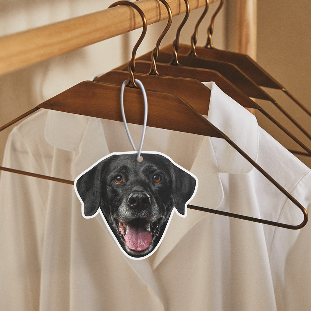 Gepersonaliseerde Autoluchtverfrisser met Gezicht – Spiegelhanger & Origineel Cadeau voor Hem