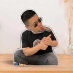 Gepersonaliseerd Schuddend Hoofd Ornament met Foto – Automatische Dashboard- of Bureaudecoratie