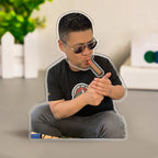 Gepersonaliseerd Schuddend Hoofd Ornament met Foto – Automatische Dashboard- of Bureaudecoratie