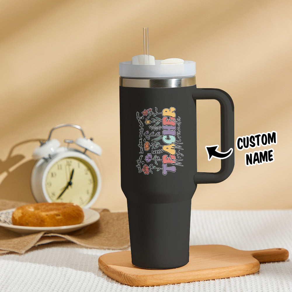 Gepersonaliseerde 1,2L Beker voor Leraren – Back to School Cadeau