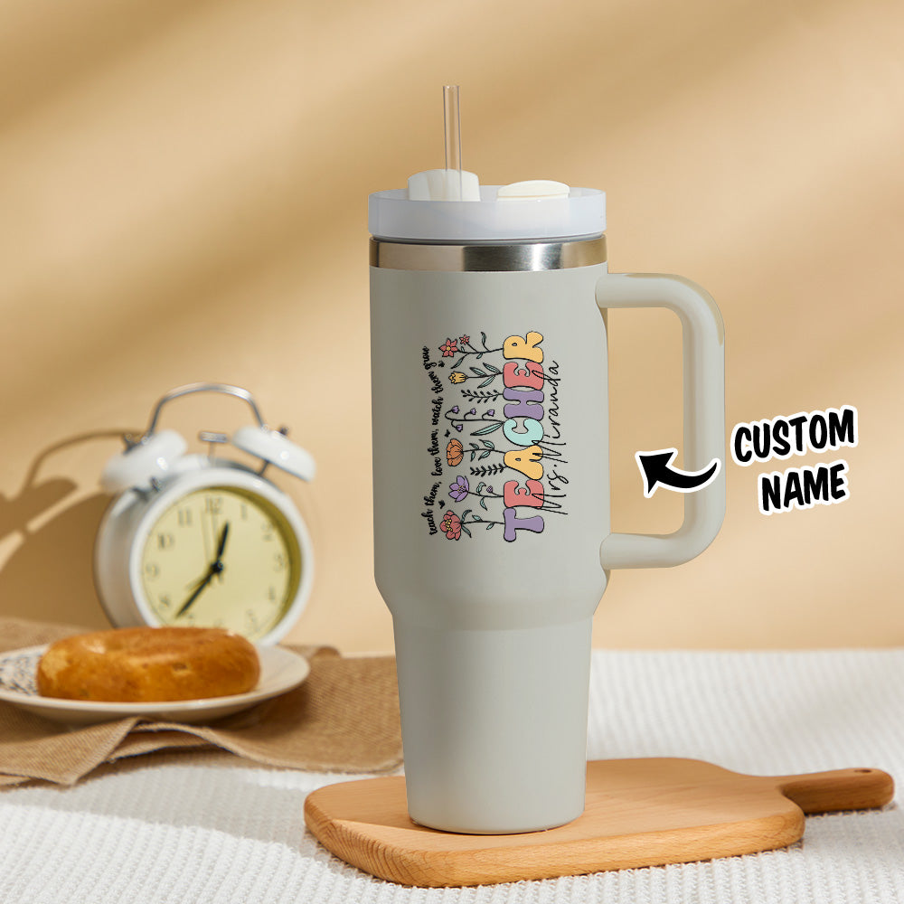 Gepersonaliseerde 1,2L Beker voor Leraren – Back to School Cadeau
