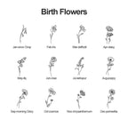 Gepersonaliseerde Sieradendoos met Geboortebloem – Unieke Opbergdoos & Cadeau voor Haar