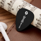 Gepersonaliseerde Gitaarplectrum met Muziekcode & Foto – Verkrijgbaar in 4 Kleuren
