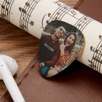 Gepersonaliseerde Gitaarplectrum met Muziekcode & Foto – Verkrijgbaar in 4 Kleuren