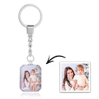 Kristallen Sleutelhanger met Foto – Gepersonaliseerd Cadeau