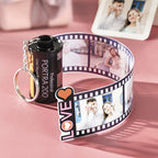 LOVE Fotofilm Sleutelhanger met Foto’s – Gepersonaliseerd cadeau