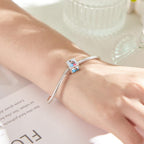 Gepersonaliseerde Vierzijdige Foto Bedel – Vierkante Koperen Bedel, Creatief Cadeau voor Vrouwen