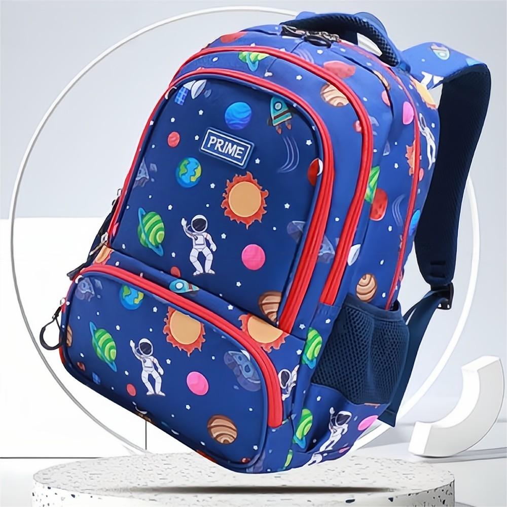 Regenboog Astronaut Rugzak – Schooltas voor Kinderen