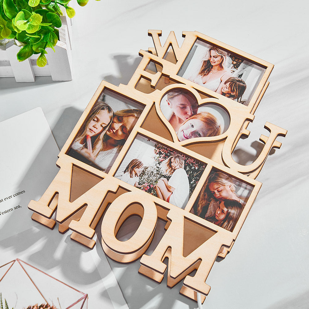 Foto Nachtlamp “We Love You” – Creatief Cadeau voor Mama