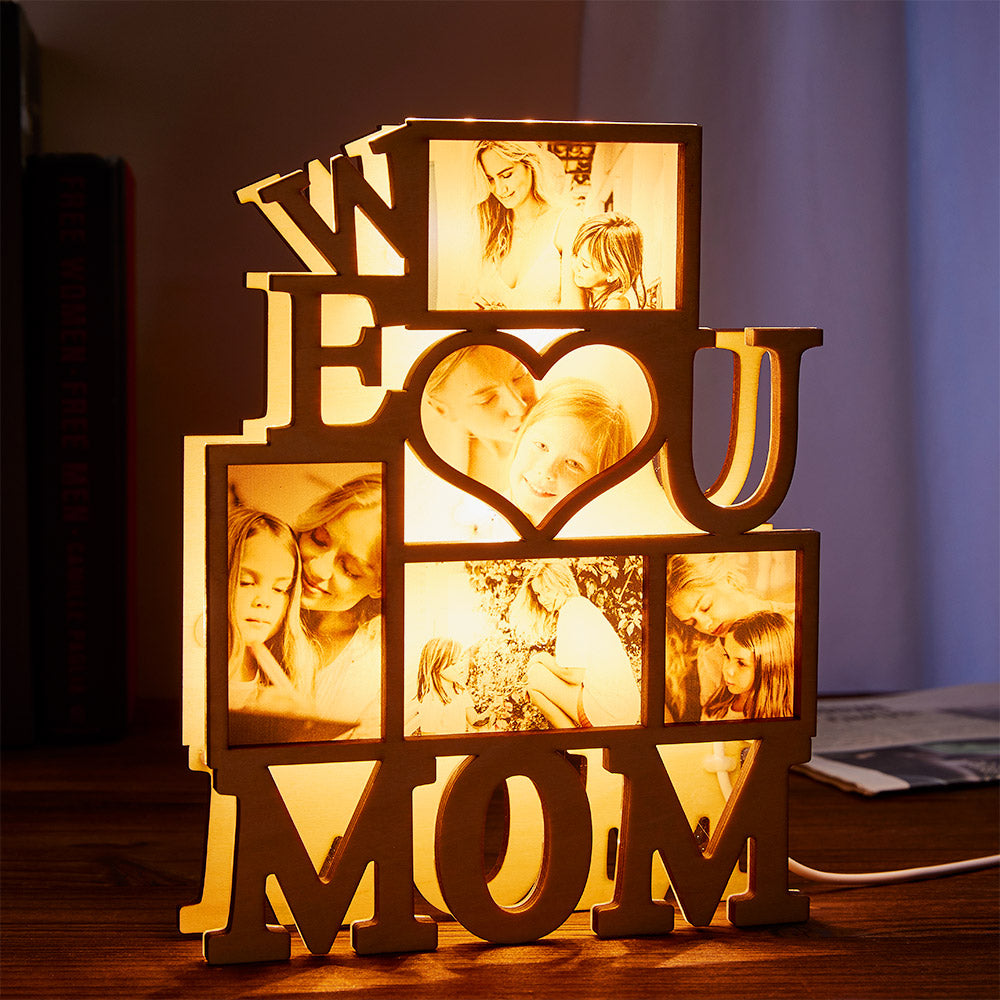 Foto Nachtlamp “We Love You” – Creatief Cadeau voor Mama