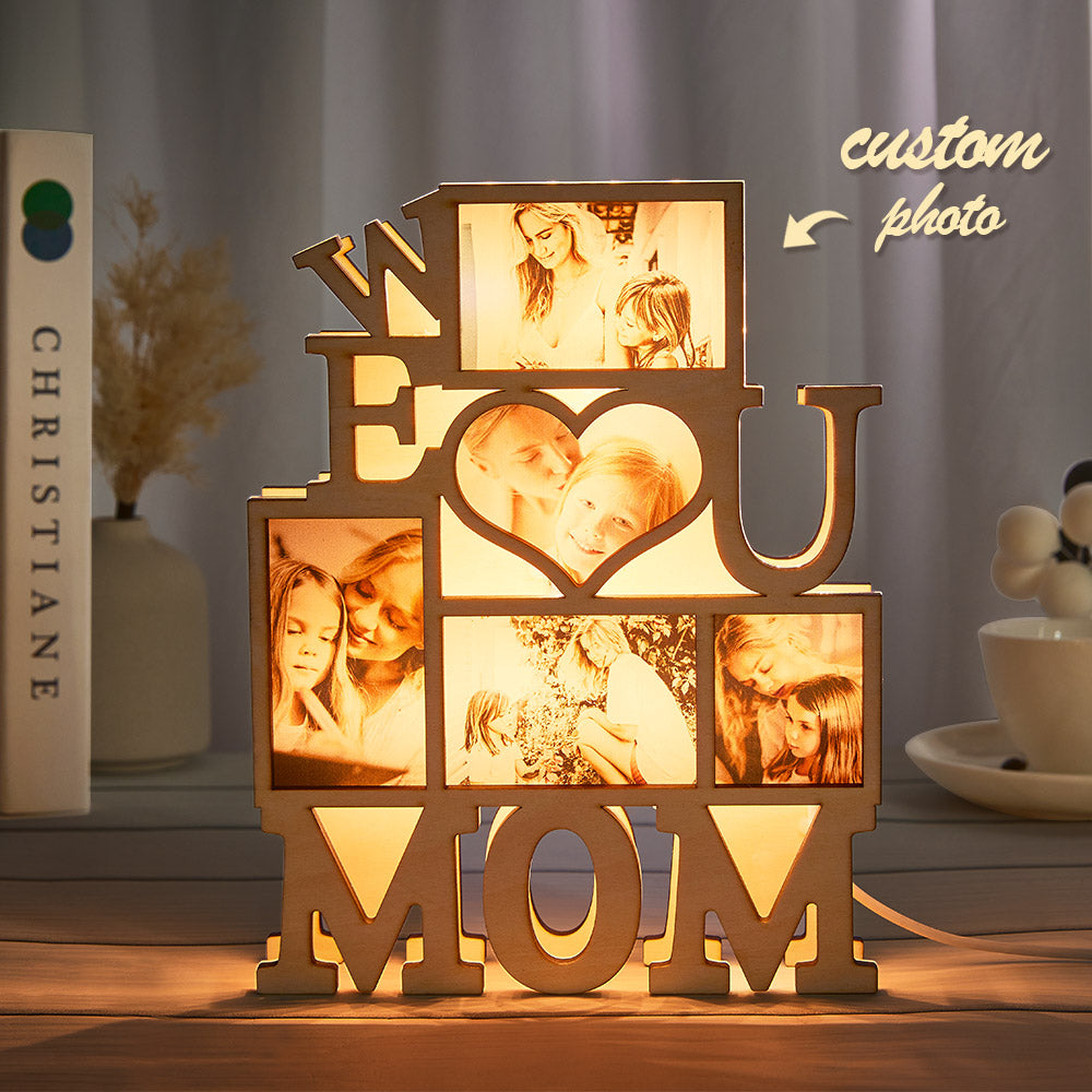 Foto Nachtlamp “We Love You” – Creatief Cadeau voor Mama