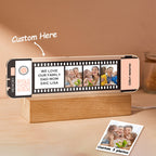 Filmstrip nachtlamp met QR-code