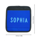 Gepersonaliseerde Bagage Handgreep Wrap & Label – Reisaccessoire en Verjaardagscadeau voor Reisliefhebbers