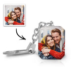 Kristallen Sleutelhanger met Foto – Gepersonaliseerd Cadeau