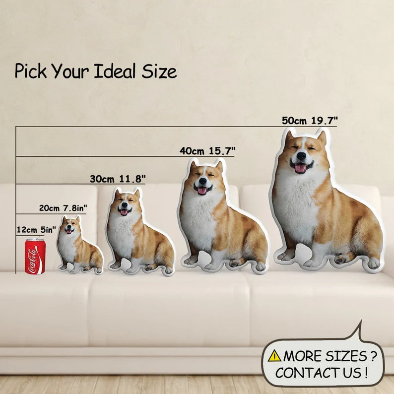 Gepersonaliseerd Kussen – Foto Kussen, Perfect Cadeau voor Dierenliefhebbers & Woondecoratie