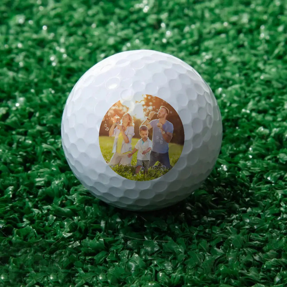 Gepersonaliseerde Golfbal met Foto – Uniek Cadeau voor Golfliefhebbers